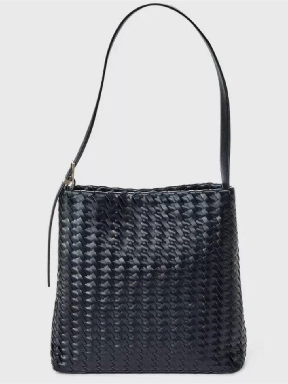 a new day Black Woven Shoulder Bag
